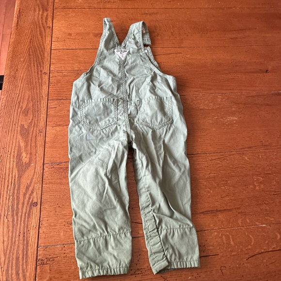 Kids Green Overalls - Picture 4 of 5